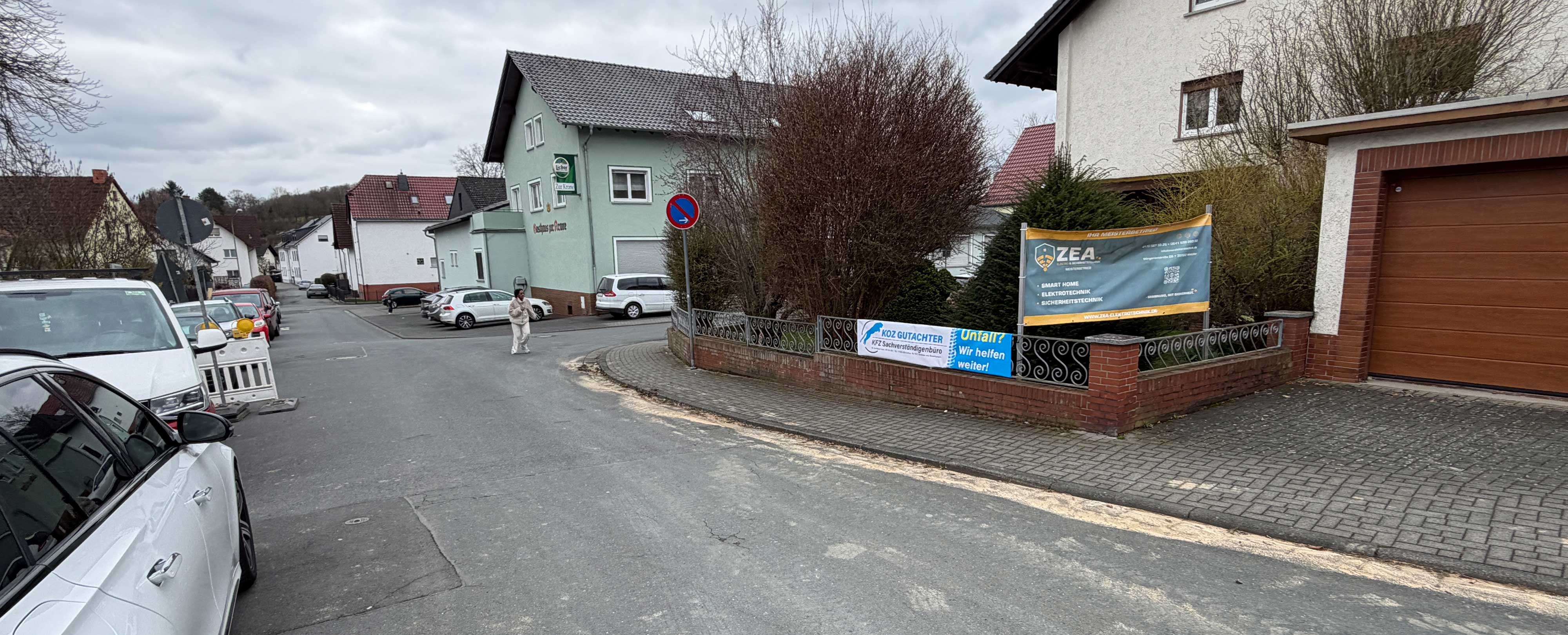 Straßenwerbung Zaun Banner Aufhängen Koz Gutachter